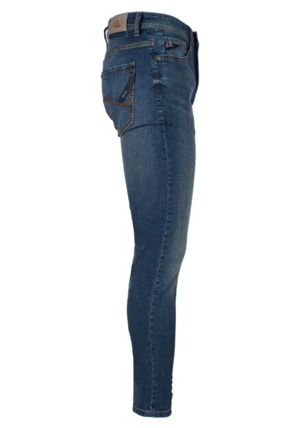 Yes Zee - Sleek Slim Fit Denim in Vivid Blue