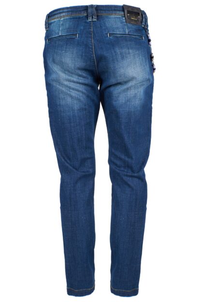 Yes Zee - Trendy Tapered Fit Blue Denim Jeans