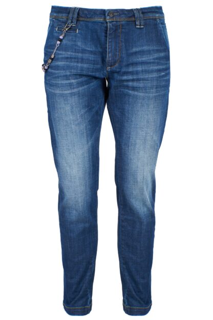 Yes Zee - Trendy Tapered Fit Blue Denim Jeans