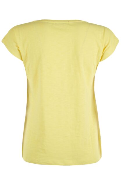 Yes Zee - Sunshine Yellow Regular Fit Fashion Tee