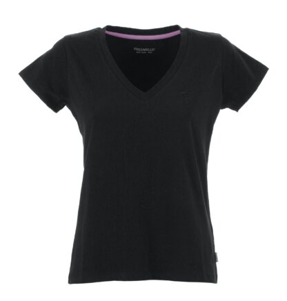 Fred Mello - Chic Black Cotton Blend Tee