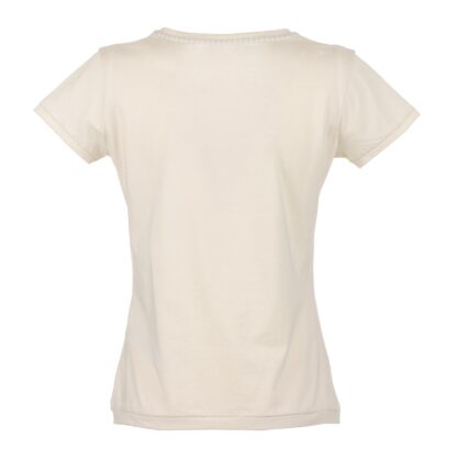 Fred Mello - Chic White Cotone Tee with Front Design