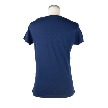 Fred Mello - Chic Blue Cotton Tee for Casual Elegance