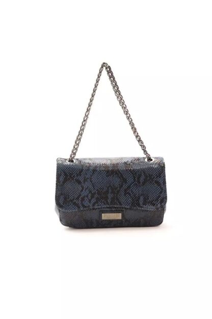 Pompei Donatella - Elegant Python Print Leather Crossbody Bag