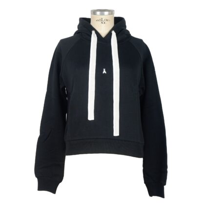 Patrizia Pepe - Elegant Cotton Hooded Sweatshirt with Fly Logo