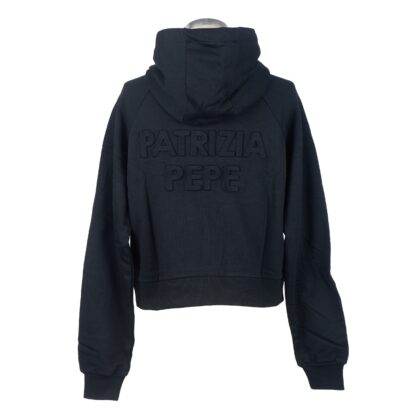 Patrizia Pepe - Elegant Cotton Hooded Sweatshirt with Fly Logo