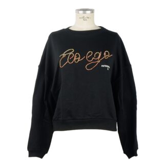 Patrizia Pepe - Elegant Cotton Hooded Sweatshirt with Fly Logo