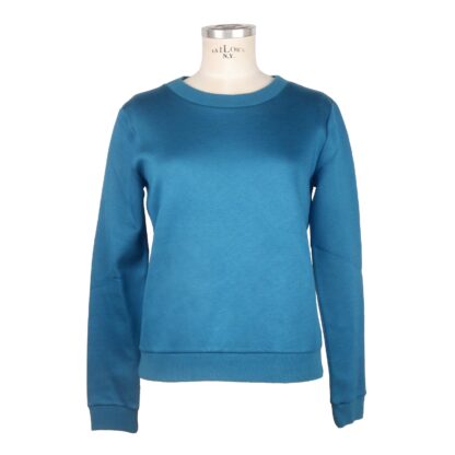 Patrizia Pepe - Chic Blue Crewneck Viscose Sweatshirt