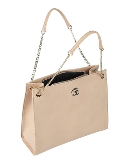 Baldinini - Chic Vintage-Inspired Beige Shoulder Bag