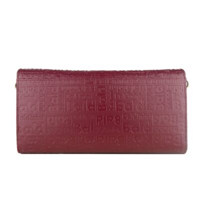 Baldinini - Elegant Burgundy Calf Leather Crossbody Bag