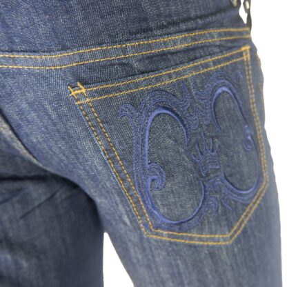 Cavalli Class - Elegant Dark Blue Denim Essentials