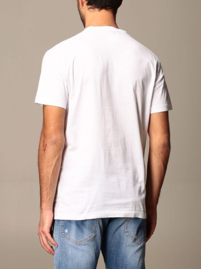 Dsquared² - Chic White Cotton Tee with Graphic Accent