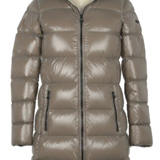 Refrigiwear - Chic Long Ellis Down Jacket in Gleaming Yellow