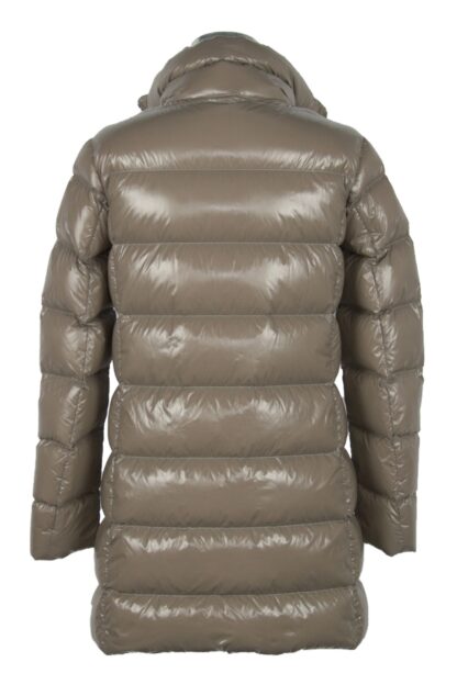 Refrigiwear - Chic Long Down Jacket in Super-Shiny Nylon