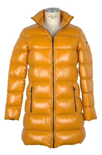 Refrigiwear - Chic Long Ellis Down Jacket in Gleaming Yellow