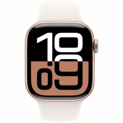 Ανδρικά Ρολόγια Apple Series 10 GPS 42mm Χρυσός Ροζ