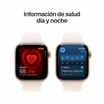 Ανδρικά Ρολόγια Apple Series 10 GPS 42mm Χρυσός Ροζ