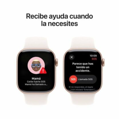 Ανδρικά Ρολόγια Apple Series 10 GPS 42mm Χρυσός Ροζ