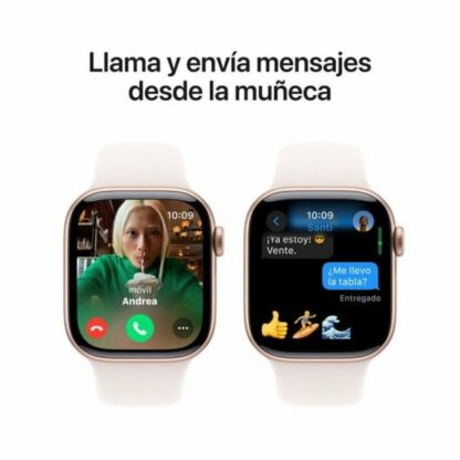 Ανδρικά Ρολόγια Apple Series 10 GPS 42mm Χρυσός Ροζ