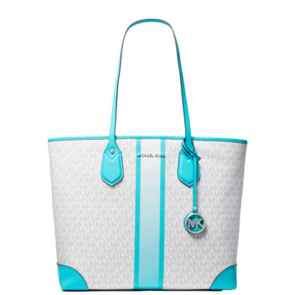 Γυναικεία Τσάντα Michael Kors 30S2SV0T3V-OCEAN-BLUE-MULTI Γκρι 35 x 30 x 17 cm