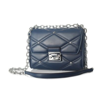 Γυναικεία Τσάντα Michael Kors 35F2SNRL2U-NAVY Μπλε 19 x 14 x 7 cm