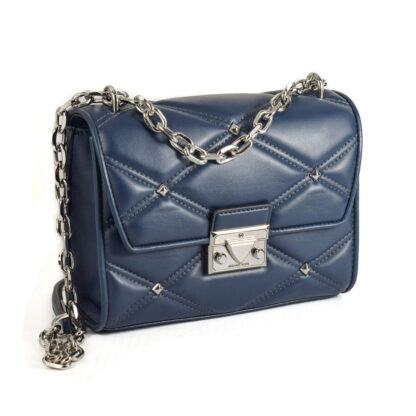 Γυναικεία Τσάντα Michael Kors 35F2SNRL2U-NAVY Μπλε 19 x 14 x 7 cm