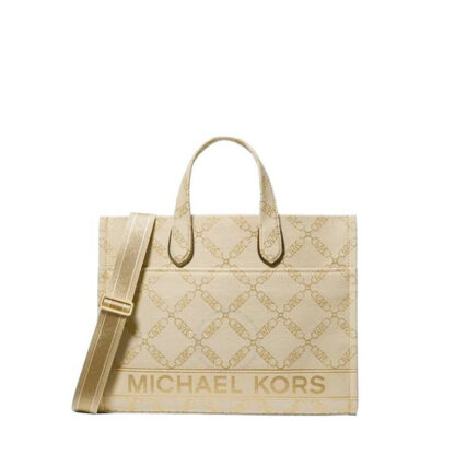 Γυναικεία Τσάντα Michael Kors Gigi Μπεζ 39 x 30 x 10 cm