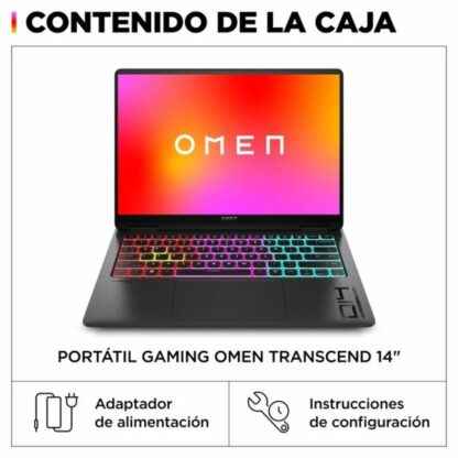 Laptop HP OMEN Transcend 14-fb0000ns 14" Intel Evo Core Ultra 7 155H 16 GB RAM 1 TB SSD Nvidia Geforce RTX 4060