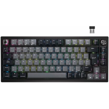 Ασύρματο Πληκτρολόγιο Corsair K65 Plus Μαύρο Ισπανικό Qwerty