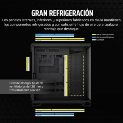 Κουτί Μέσος Πύργος ATX Corsair 6500X Μαύρο