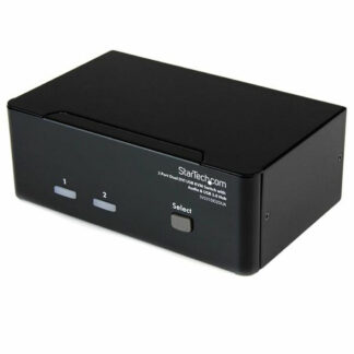 Διακόπτης KVM με 2 Θύρες Startech SV231DPDDUA Μαύρο