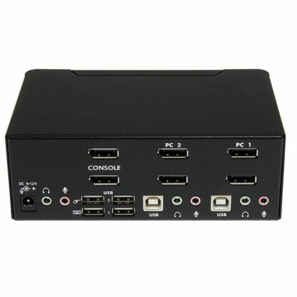 Διακόπτης KVM με 2 Θύρες Startech SV231DPDDUA Μαύρο