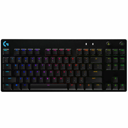 Πληκτρολόγιο Παιχνιδιού Logitech Pro Gaming Μαύρο Ισπανικό Qwerty QWERTY Αγγλικά EEUU