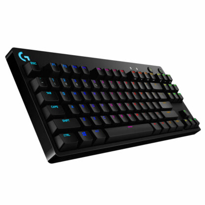 Πληκτρολόγιο Παιχνιδιού Logitech Pro Gaming Μαύρο Ισπανικό Qwerty QWERTY Αγγλικά EEUU