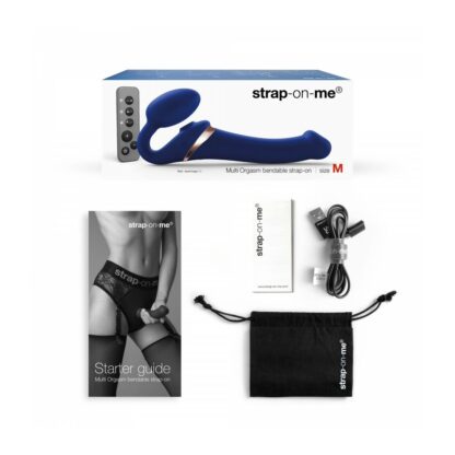 Δονητής Strap-on-me 6017418 Μπλε XL