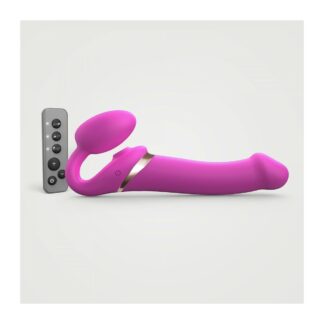 Φαλλός Strap-on-me Vibrating Remote Controlled 3 Motors Μωβ