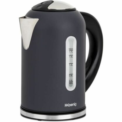 H.Koenig BOE52 electric kettle - Βραστήρας Hkoenig 2200 W Μαύρο Ανοξείδωτο ατσάλι 2200 W 1,7 L 1,7 L