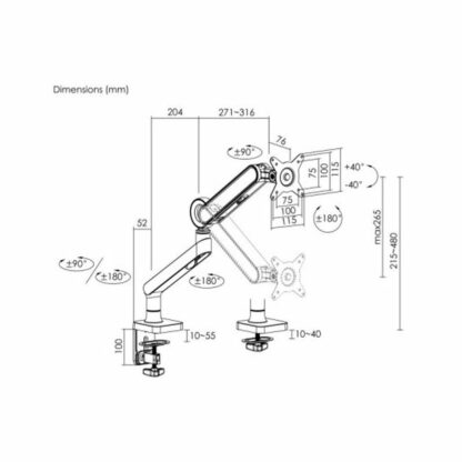 Επιτραπέζια Βάση για Οθόνη Equip 17"