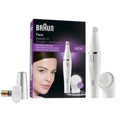 Braun 810 Facial Epilator and Cleansing Brush - Ηλεκτρικό Καθαριστικό Προσώπου/Αφαιρετικό Τριχώματος Face