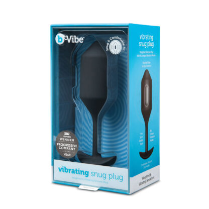 Πρωκτικό Βύσμα Snug XL B-Vibe Vibrating Μαύρο