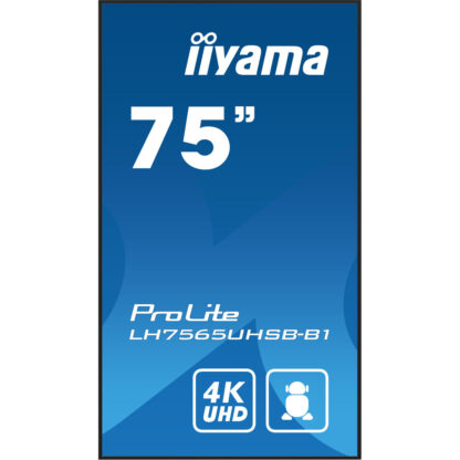 Οθόνη Videowall Iiyama ProLite LH7575UHS-B1AG 75" 4K Ultra HD