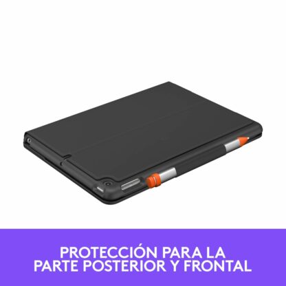 Θήκη Tablet και πληκτρολογιού Logitech 920-009478 Γκρι Γραφίτης Ισπανικό Qwerty QWERTY