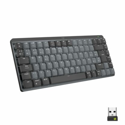 Bluetooth Πληκτρολόγιο Logitech MX Mini Mechanical Μαύρο Γκρι Qwerty US