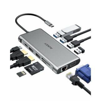 USB Hub Baseus Μαύρο Γκρι (1 μονάδα)