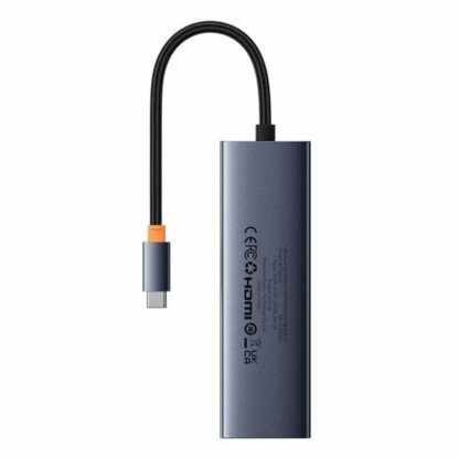 USB Hub Baseus Μαύρο Γκρι (1 μονάδα)