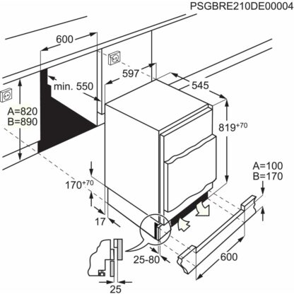 Ψυγείο AEG OSF6I82EF Λευκό