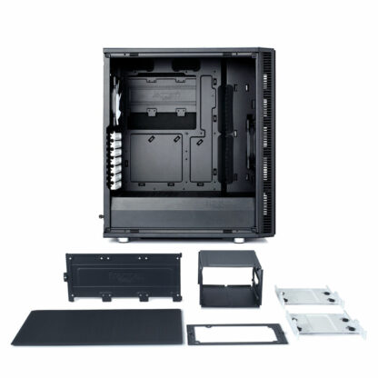 Κουτί Μέσος Πύργος ATX Fractal Design FD-CA-DEF-C-BK Μαύρο