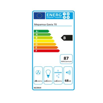 Συμβατικός Απορροφητήρας Mepamsa 123 70 cm 650 m3/h Ασημί Χάλυβας