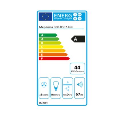 Συμβατικός Απορροφητήρας Mepamsa CUADRO 90 Μαύρο 90 cm 61 dB 580 m3/h