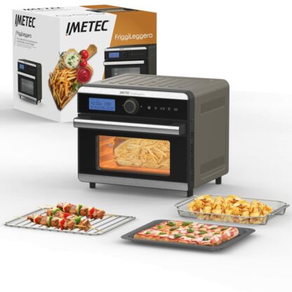 Φριτέζα με Αέρα IMETEC FRIGGI LEGGERO Μαύρο Γκρι 1550 W